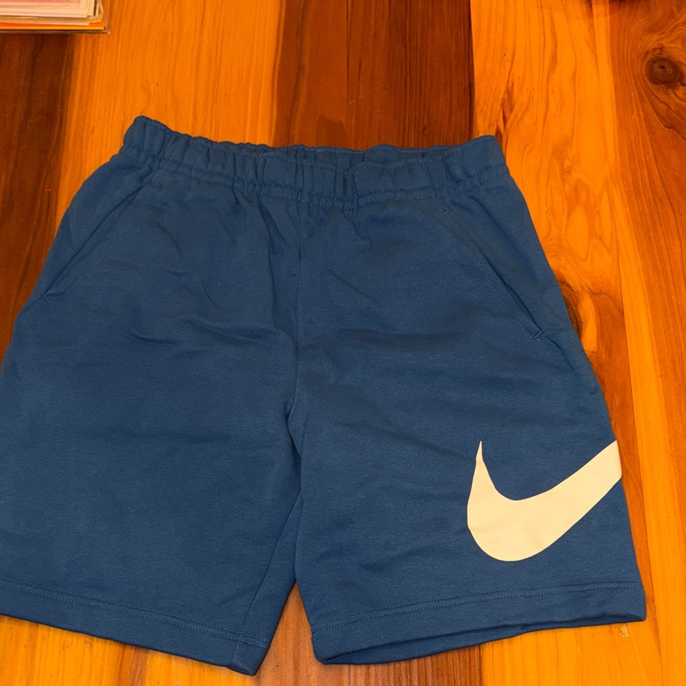 Nike Blue swoosh Shorts
